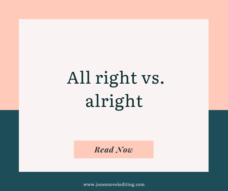 All right vs. alright