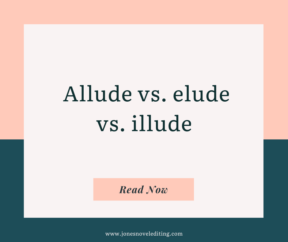 Allude vs. elude vs. illude