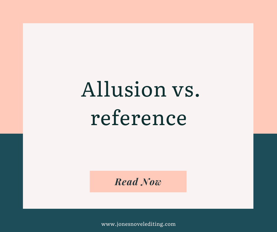 Allusion vs. reference