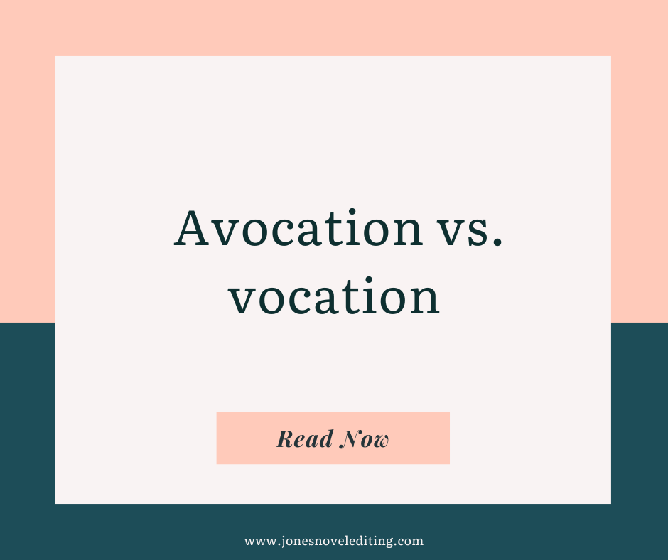 Avocation vs. vocation