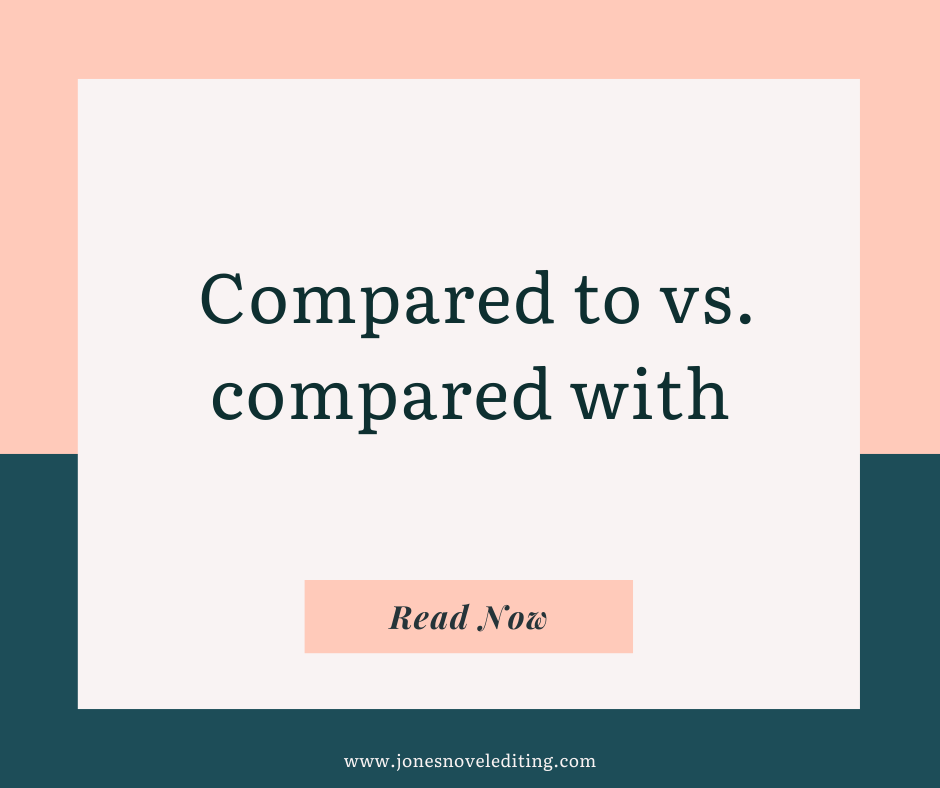 Compared to vs. compared with