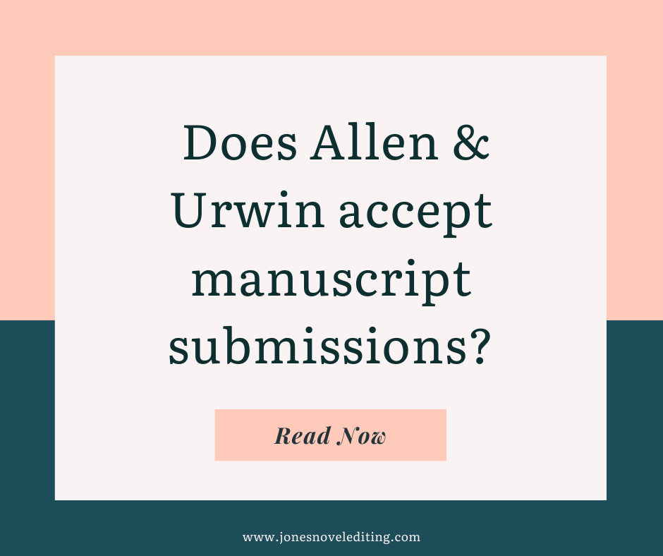 Does Allen & Urwin accept manuscript submissions?