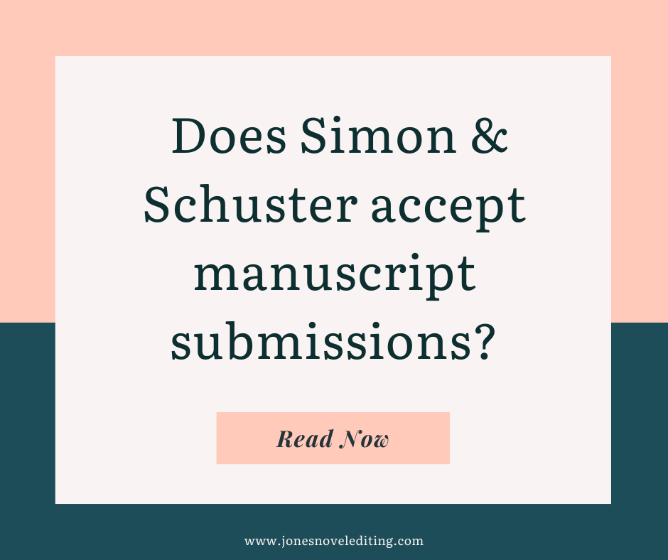 Does Simon & Schuster accept manuscript submissions?