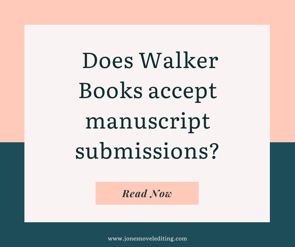 Does Walker Books accept manuscript submissions?