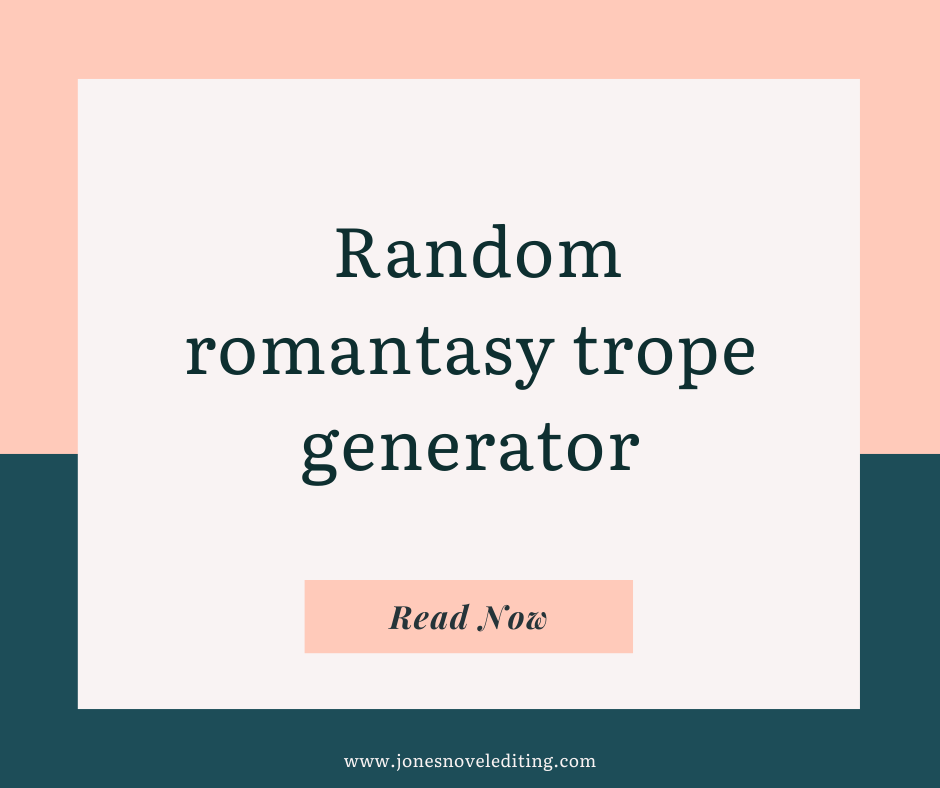 Random romantasy trope generator