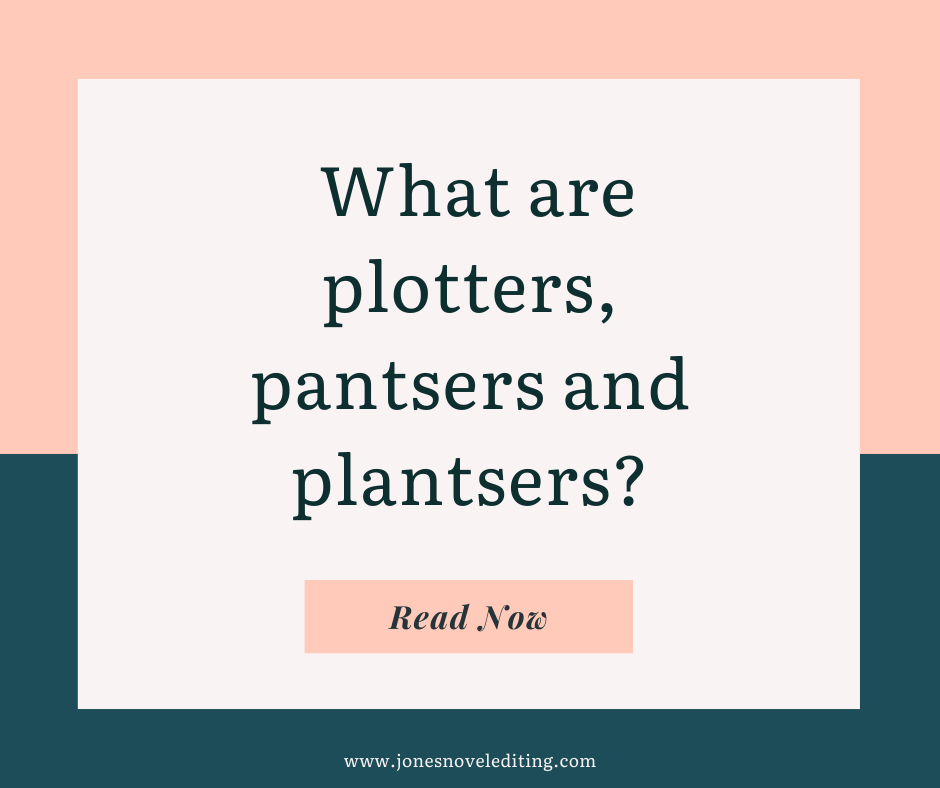 What are plotters, pantsers and plantsers?