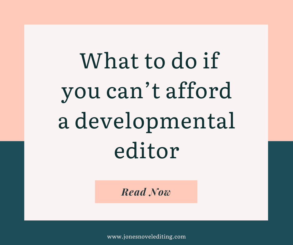 What to do if you can’t afford a developmental editor